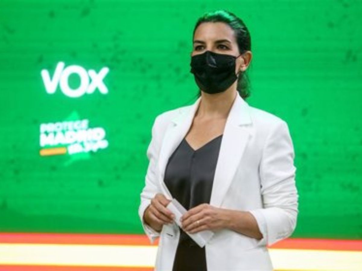 Rocío Monasterio, presidenta de Vox en la Comunidad de Madrid