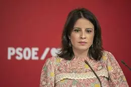 Archivo - La vicesecretaria general del PSOE, Adriana Lastra, en una foto de archivo. - EVA ERCOLANESE/PSOE - Archivo