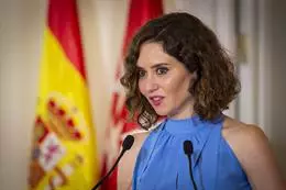 La presidenta de la Comunidad de Madrid, Isabel Díaz Ayuso. – Juan Barbosa – Europa Press