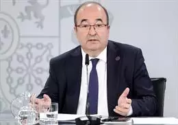 El ministro de Cultura y de Deporte, Miquel Iceta, comparece tras la reunión del Consejo de Ministros en Moncloa, a 11 de julio de 2022, en Madrid (España). – Eduardo Parra – Europa Press