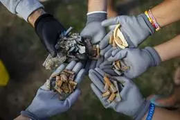 Residuos de colillas encontrados durante el estudio. – SEO/BIRDLIFE