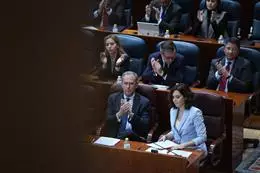Isabel Díaz Ayuso en la Asamblea de Madrid - FERNANDO SÁNCHEZ - EUROPA PRESS