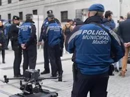 Archivo – Un dron en la presentación del dispositivo policial para Nochevieja – Eduardo Parra – Europa Press – Archivo