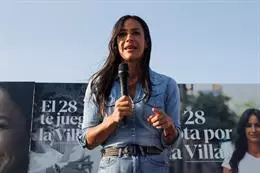 La candidata de Ciudadanos a la Alcaldía de la Villa de Madrid, Begoña Villacís. – Alejandro Martínez Vélez – Europa Press