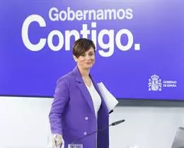La ministra de Política Territorial y portavoz del Gobierno de España, Isabel Rodríguez, a su llegada a una rueda de prensa posterior al Consejo de Ministros. – Eduardo Parra – Europa Press