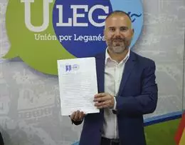 Archivo – El portavoz de Unión por Leganés (ULEG) y candidato de la formación a la Alcaldía el 28-M, Carlos Delgado – ULEG – Archivo