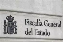 Archivo - Cartel en la fachada del edicifio de la Fiscalía General del Estado. - Eduardo Parra - Europa Press - Archivo