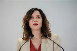 Isabel Díaz Ayuso, presidenta de la Comunidad de Madrid - EUROPA PRESS - ALEJANDRO MARTÍNEZ