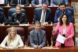 Isabel Díaz Ayuso en la sesión de Control al Ejecutivo regional en la Asamblea de Madrid – EUROPA PRESS – MARTA FERNÁNDEZ JARA