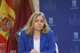 La vicealcaldesa de Madrid, Inmaculada Sanz, durante una rueda de prensa posterior a la Junta de Gobierno, en el Palacio de Cibeles – Ricardo Rubio – Europa Press